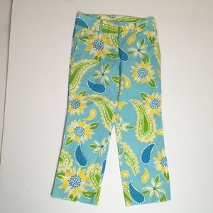 Lilly Pulitzer 4 Blue Capri Pants